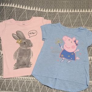 Girls short sleeve tops